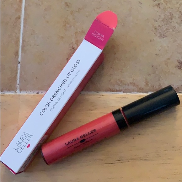 Laura Geller Drenched Lip Gloss - GUAVA DELIGHT. - Picture 2 of 8